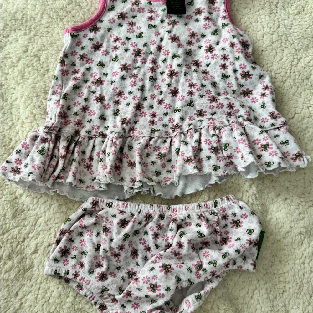 Floral Ruffle Kids Outfit